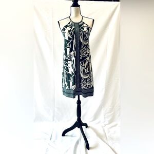 BCBG MaxAzria Tropical Print Cocktail Dress